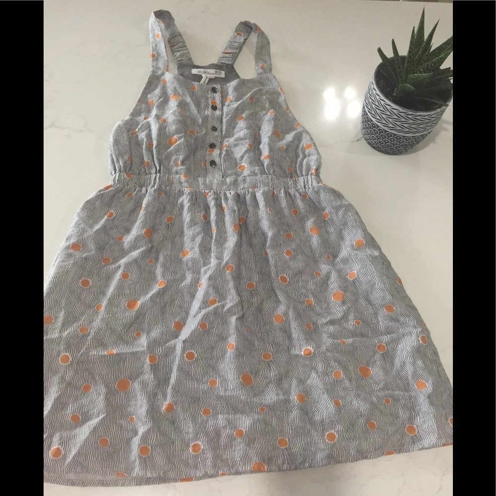 BCBGeneration polka dot striped dress